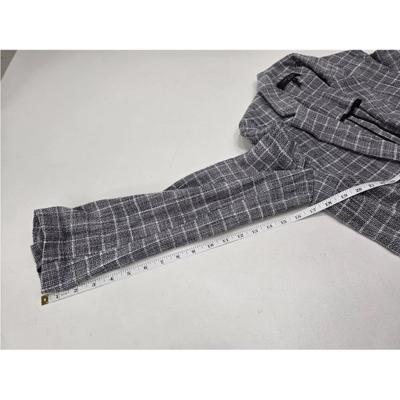 Rag & Bone Ames Deconstructed Check Gray Blazer Size 6 Womens - Picture 9 of 9